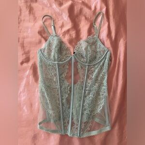 Victoria’s Secret XS Sequin Bedazzled Strap Lingerie Top